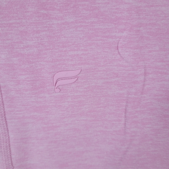 Fabletics Cozy High-Waisted Heather Pink Leggings Mini Flare Short Sz XL NWT - Picture 7 of 9